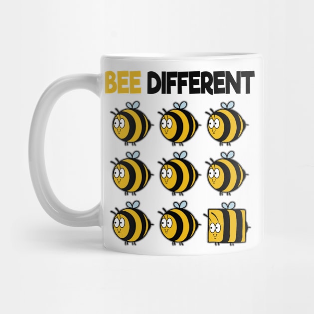 Bee Different Bees Beekeeper Cute Honey Individual by Kuehni